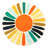 Cute Machine Washable Rugs Sunburst Area Rug Modern Non-Slip Rugs for Bedrooms Colorful Soft Carpet for Kids Dorm Nursery Reading Corner-141323331