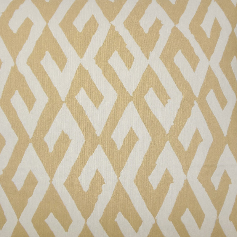 Coussin yasunari géométrique, H 18 po x l 18 po x P 5 po, Albâtre