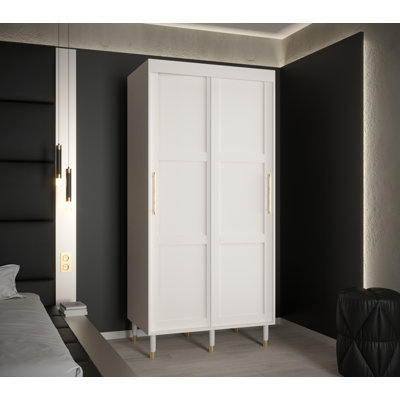Annilyn 2 Door Manufactured Wood Wardrobe