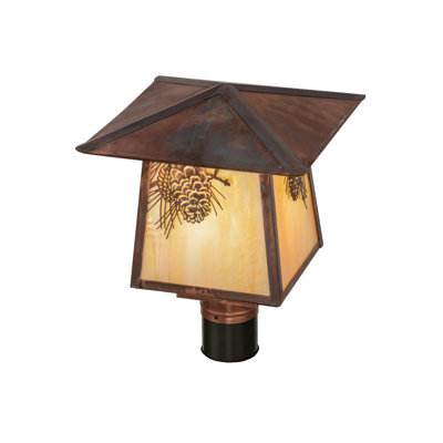 Tête de lanterne 1 lumière Wyndham Winter Pine