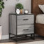 Armoire de chevet vidaXL Bois d'ingénierie, acier-804668620