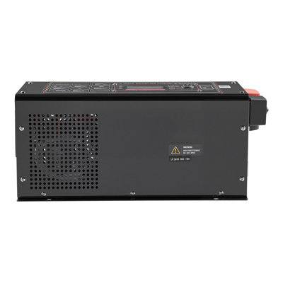 Pure Sine Wave Inverter Charger, 1200W, DC 12V to AC 120V Power Inverter with LCD Display, Remote Control, Low Frequency, for RV Camper Home, Compatible with 12V LiFePO4 Lithium Batteries