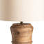 Lampe de chevet moderne Patriana 21 po H avec base en bois