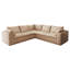 Upholstered 108.3 " Linen L-Shaped Sectional
