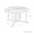 Gwenda Folding Solid Wood Dining Table-2093394852