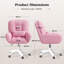 Velvet Office Chair-69412582-69412589