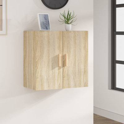 17 Stories Wall Cabinet  60X30x60 Cm Engineered Wood