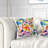 Colorful Stain Design without Grid - Abstract Printed Pillow-30967172-30967176