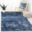 Tapis bleu marine / ivoire-2148099