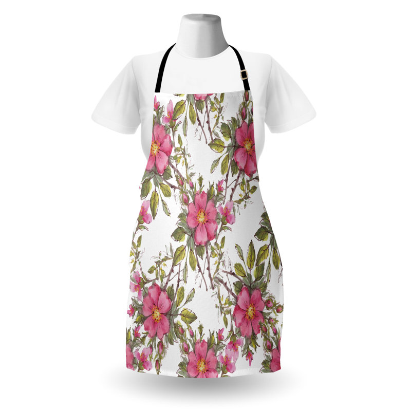 East Urban Home tablier de fleurs unisexe