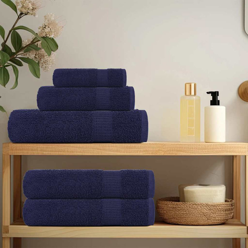 Vanturi 100% Cotton Hand Towel, Navy blue
