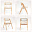 Wooden Folding Chair Set Of 2 Off-White-1398137743