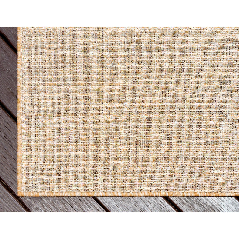 Tapis de véranda d'extérieur couleur bambou, Rectangle 2 pi 2 po x 3 pi