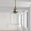 1 - Light Antique Brass Jar Pendant