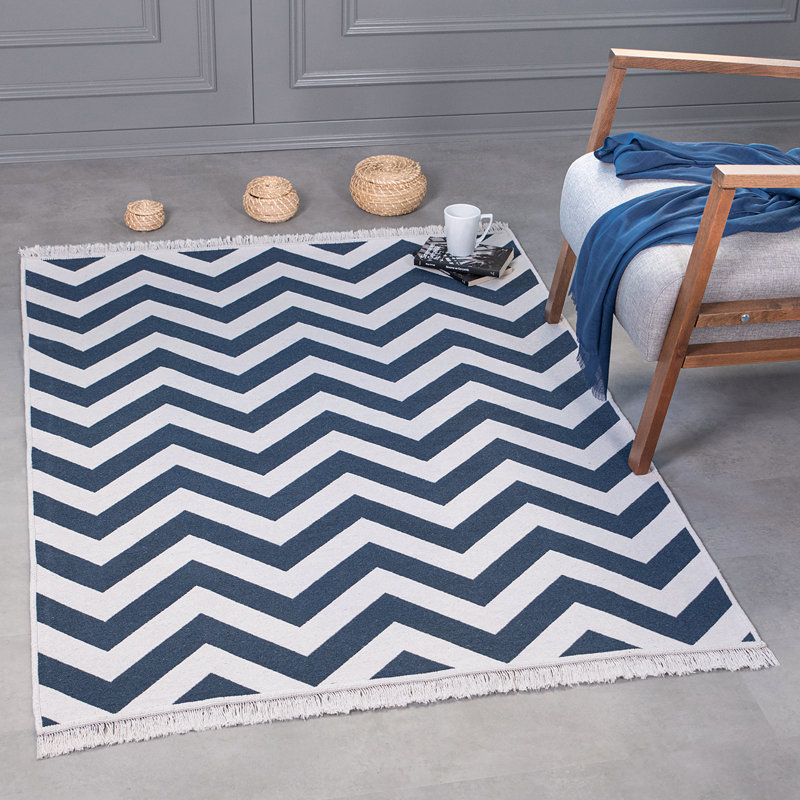 Morin Patterned Flatweave Area Rug, Rectangle 160 x 230cm