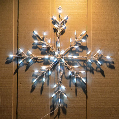 Présentoir lumineux à del flocon de neige