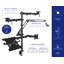 Support de bureau noir pour ordinateur portable 17 "à 32"