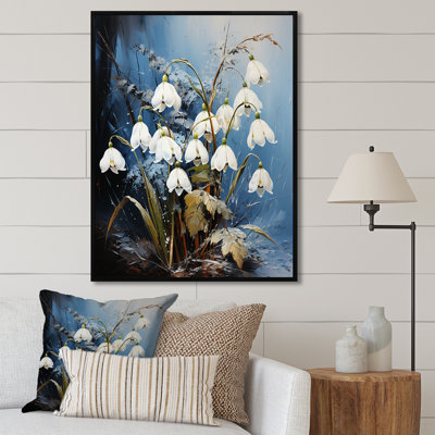 Vert neige, fleurs d'hiver II