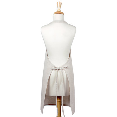 Kristina Solid Color Cotton Bib Apron