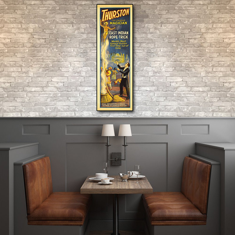 Thurston Rope Trick Vintage Magic Poster Wall Art