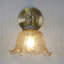 Applique murale en verre antique antique Crack