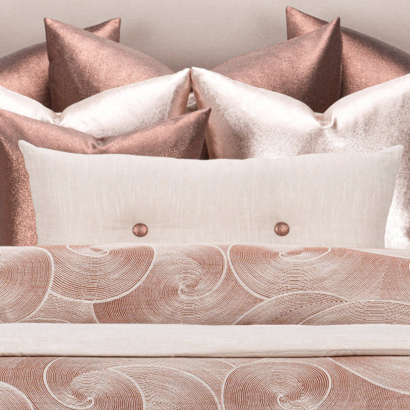 Afternoon Cafe Designer Lumbar Pillow