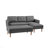 Fabric Right Facing Sectional Sofa Bed-1888762799