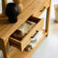 Loeffler 110cm Solid Wood Console Table