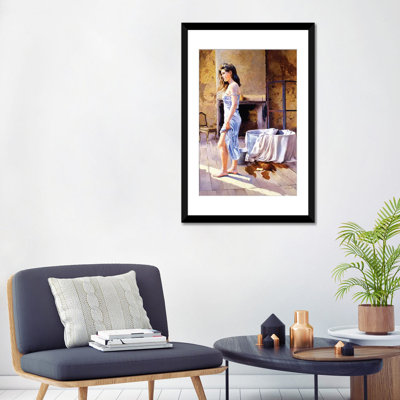 « elisa e la tinozza », reproduction d’art sur toile tendue