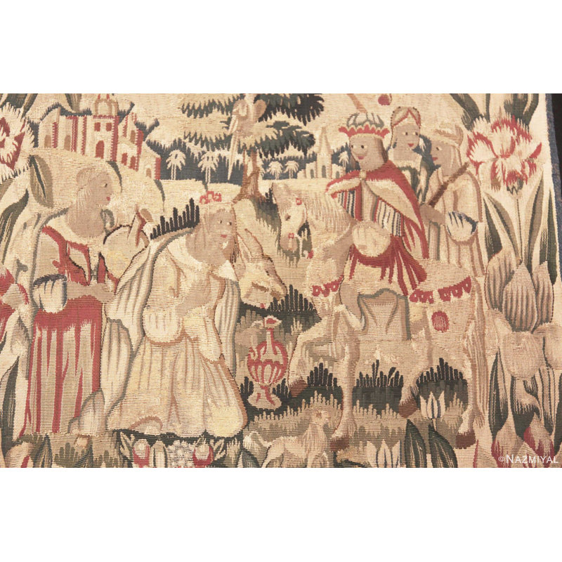 One-of-a-Kind Square 1'8" X 1'8" Area Rug