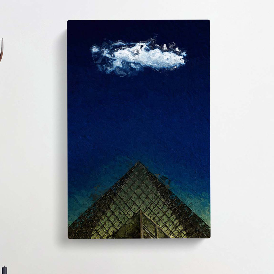 The Louvre Museum In Paris France - Wrapped Canvas