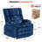 Dual Motor Large Power Lift Recliner Chair For Elderly, Lay Flat Lift Chair With Knead The Waist And Heat, Big Lift Recliner For Tall People, Cup Holders-1822553861