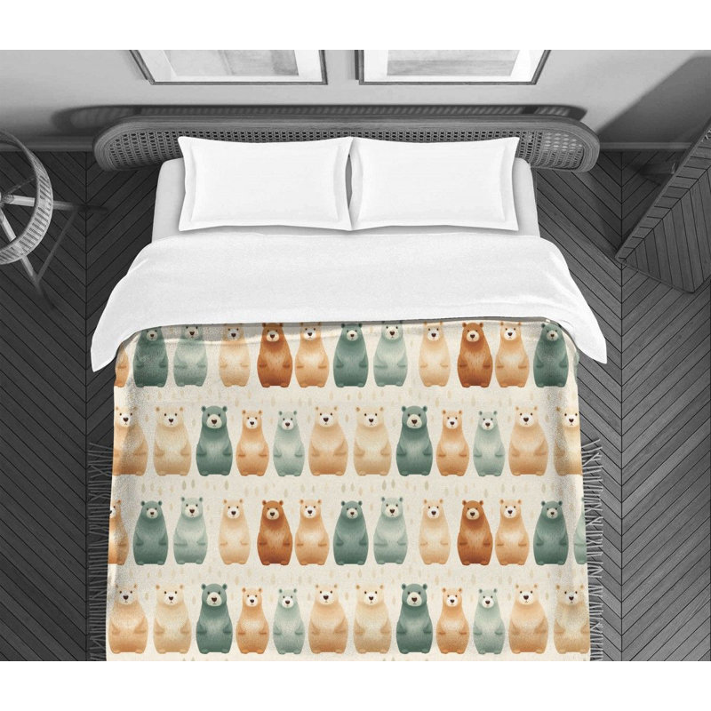 Seamless Bear Bedding, Twin Comforter