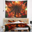 Tapisserie fleur abstraite florale-28488936
