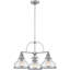 Lustre en nickel brossé 3 lumières Grant