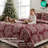 Southshore Fine Linens Christmas Carol Reversible Quilt Set, 100 GSM Double-Brushed Microfiber Holiday Bedding, 1 Quilt and 2 Pillow Shams, Full / Queen-102534104