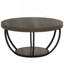Table basse ronde à 2 niveaux-385847529