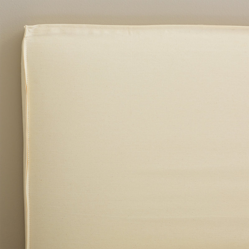 Upholstered Headboard, Twin, Classic Grey Linen