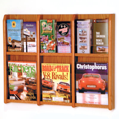 Divulge 6 Magazine/12 Brochure Wall Display W/Brochure Inserts