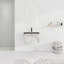 Meuble-lavabo mural 24 po avec lavabo en céramique et porte d'armoire à fermeture en douceur, ensemble KD-1334296766