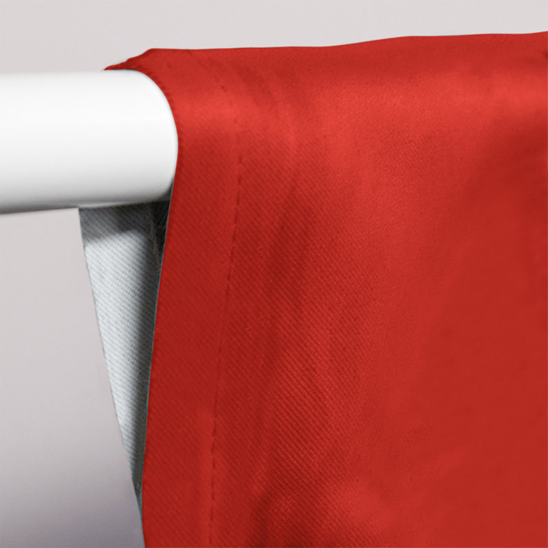 Striped Room Darkening Rod Pocket Single Curtain Panel, Pittsburgh Baseball Red/Royal Blue/Red