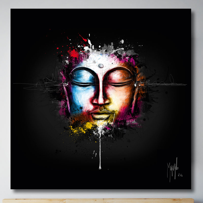 « zen pop », impression sur toile tendue, H 24 po x l 24 po x P 1,5 po