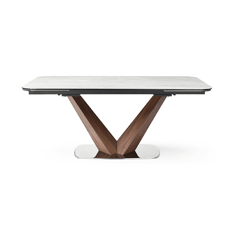 8819 Dining Table, Brown, 30"H x 71"L x 35"W
