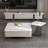 Italian square microcrystalline stone coffee table