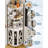 72'' Corner Wine Cabinet with Power Outlet, Industrial 5-Tiers Liquor Cabinets Bar-1142999755