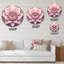 Horloge murale délicate rose Mandala V-93380499