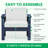 HDPE 2 - Person Outdoor Seating Group With Cushions-1555604600-1555604606
