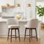 Tabouret de comptoir pivotant rembourré-179091151