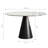 35-Inch Round Glass Dining Table