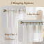 Paire de rideaux transparents avec passe-tringle Farmhouse-2007676753-2007676754